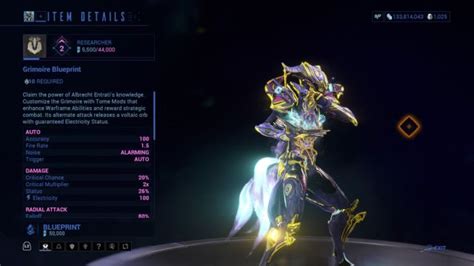 How to get the Grimoire in Warframe .